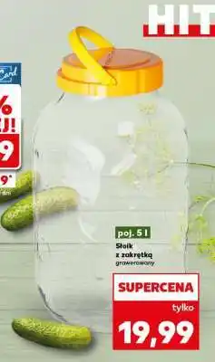 Kaufland Słoik z zakrętką grawerowany oferta