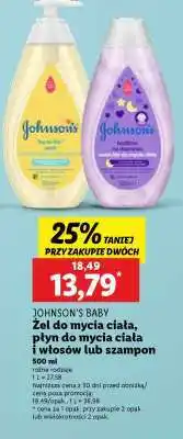 Lidl JOHNSON'S BABY Żel do mycia ciała, płyn do mycia ciała i włosów lub szampon oferta