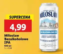 Lidl Miłosław bezalkoholowe IPA oferta