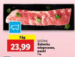 Lidl RZEŹNIK Żeberka wieprzowe, paski oferta