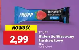 Lidl FRUPP Baton liofilizowany truskawkowy oferta