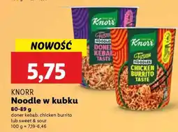 Lidl KNORR Noodle w kubku oferta