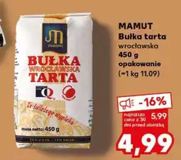 Kaufland MAMUT Bułka tarta wrocławska 450 g opakowanie oferta