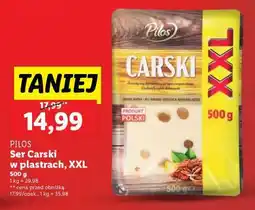 Lidl PILOS Ser Carski w plastrach, XXL oferta