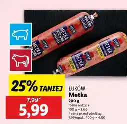 Lidl ŁUKÓW Metka oferta