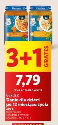 Lidl Gerber Danie dla dzieci po 12. miesiącu życia oferta