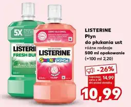 Kaufland LISTERINE Płyn do płukania ust różne rodzaje oferta