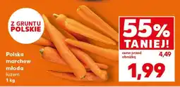 Kaufland Polska marchew młoda luzem 1 kg oferta