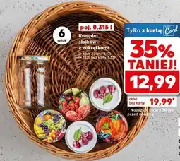 Kaufland Komplet słoików z zakrętkami oferta