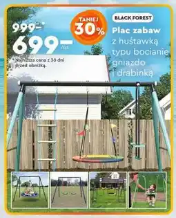 Biedronka Plac zabaw z huśtawką typu bocianie gniazdo i drabinką oferta