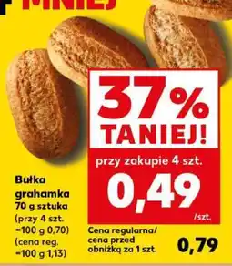 Kaufland Bułka grahamka 70 g sztuka oferta