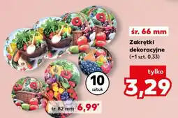 Kaufland Zakrętki dekoracyjne oferta