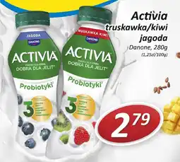 Lewiatan Activia truskawka/kiwi jagoda Danone oferta