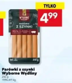 Lewiatan Parówki z szynki Wyborne Wędliny oferta