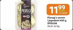 Społem Pierogi z serem i jagodami społem oferta