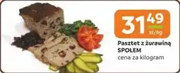 Społem Pasztet z żurawiną społem oferta