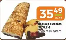 Społem Babka z owocami społem oferta