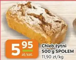 Społem Chleb żytni społem oferta