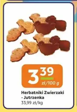 Społem Herbatniki Zwierzaki Jutrzenka oferta