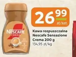 Społem Kawa rozpuszczalna Nescafe Sensazione Crema oferta