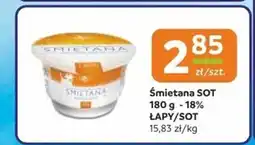 Społem Śmietana sot 18% łapy/sot oferta