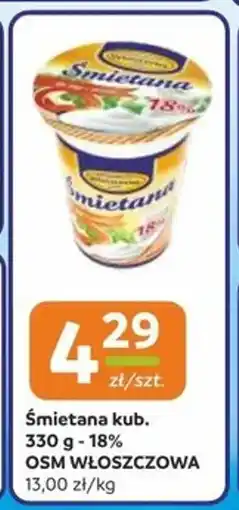 Społem Śmietana kub. 18% osm włoszczowa oferta