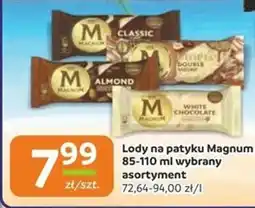 Społem Lody na patyku Magnum oferta