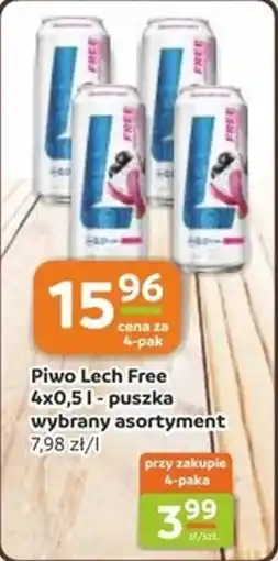 Społem Piwo Lech Free puszka oferta