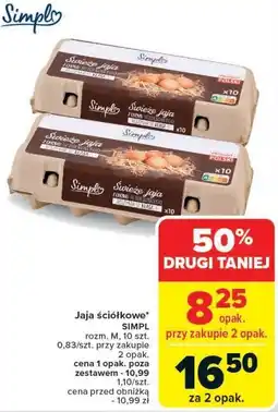 Carrefour Jaja ściółkowe SIMPL oferta