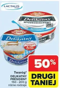 Carrefour Twaróg delikatny President oferta