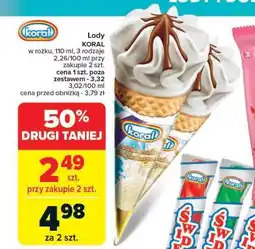 Carrefour Lody rożek Koral oferta