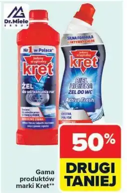 Carrefour Produkty marki KRET oferta