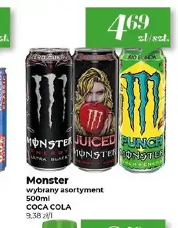 Społem Napój energetyczny Monster oferta