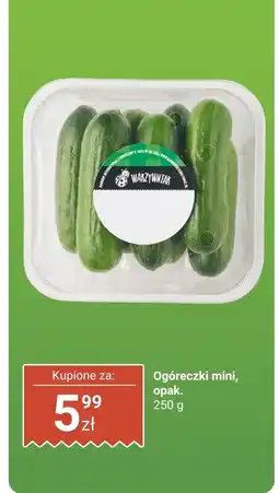 Biedronka Ogórki mini opak. 250 g Warzywniak oferta