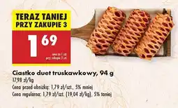 Biedronka Ciastko duet truskawkowy Biedronka oferta