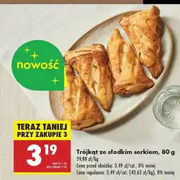 Biedronka Trójkąt ze słodkim serkiem Biedronka oferta