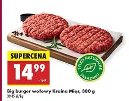 Biedronka Big burger wołowy Kraina Mięs oferta