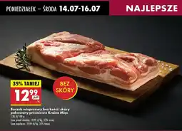 Biedronka Boczek wieprzowy bez kości i skóry Kraina Mięs oferta