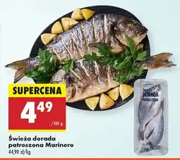Biedronka Świeża dorada patroszona Marinero oferta