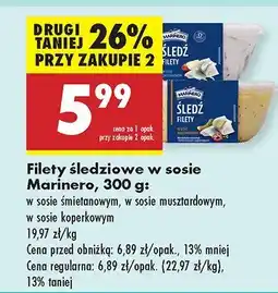 Biedronka Filety śledziowe w sosie Marinero oferta