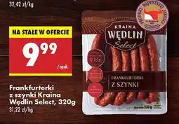 Biedronka Frankfurterki z szynki Kraina Wędlin Select oferta