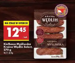 Biedronka Kiełbasa myśliwska Kraina Wędlin Select oferta