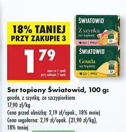 Biedronka Ser topiony Światowid oferta