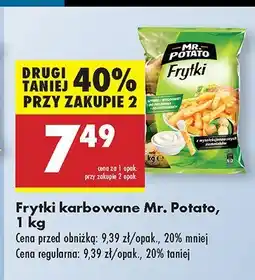 Biedronka Frytki karbowane Mr. Potato oferta