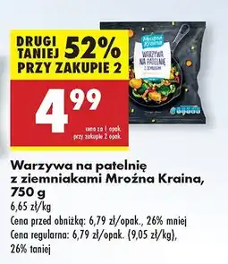 Biedronka Warzywa na patelnię z ziemniakami Mroźna Kraina oferta