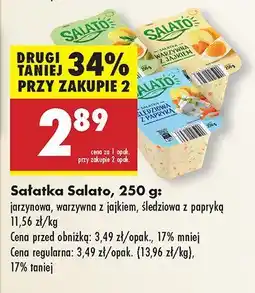 Biedronka Sałatka Salato różne rodzaje oferta