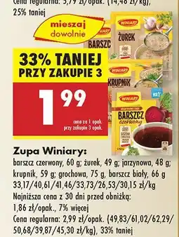 Biedronka Zupa Winiary różne rodzaje oferta