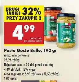 Biedronka Pesto Gusto Bello różne rodzaje oferta