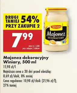 Biedronka Majonez dekoracyjny Winiary oferta