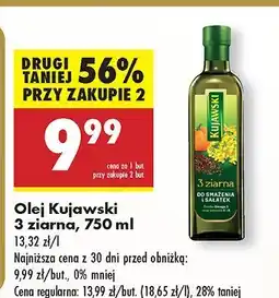 Biedronka Olej Kujawski 3 ziarna oferta